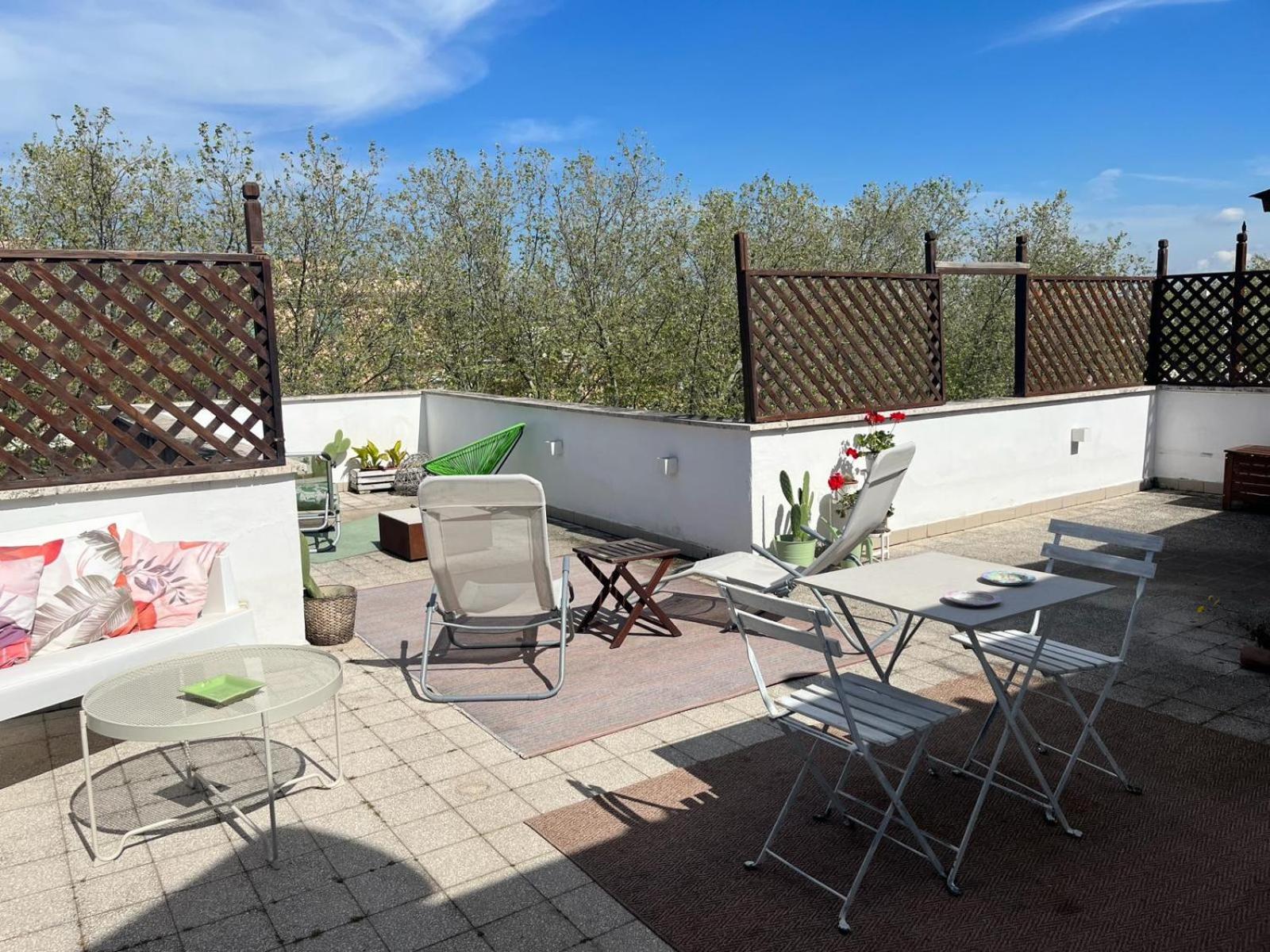 Monteverde Double Terrace Penthouse Apartment Rome Exterior photo